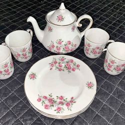 Vintage Regency English Bone China Tea Set – Made in England