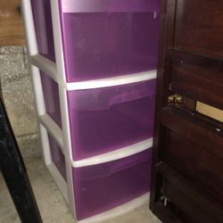 3 Drawer Plastic Storage