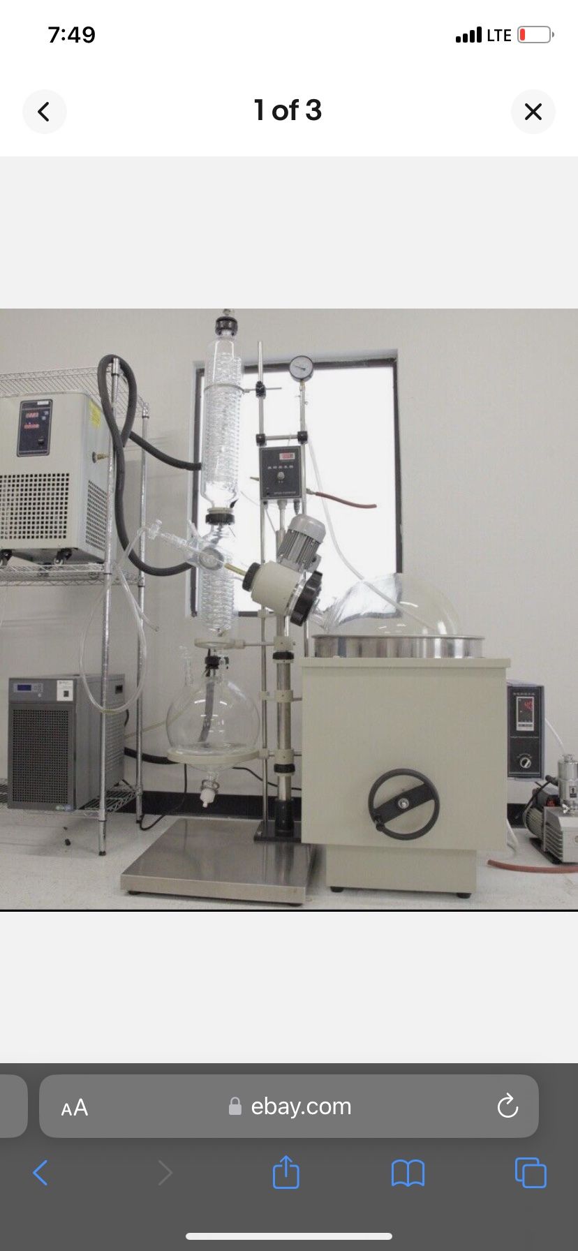 50L Rotary Evaporator. Lanphan. Distillation/ Evaporation/ Recovery