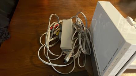 Wii with  controllers and games
