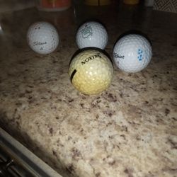 Golf Balls From The Masters