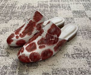 Alepel sophisticated hand-painted loafers, size 9
