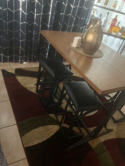 Dining Table And Stools