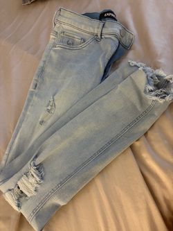 Express Denim Perfect Ankle High Rise Jeans Size 2R