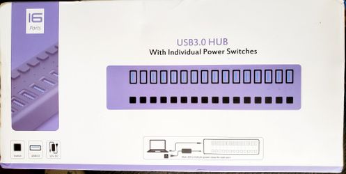 16 Port USB3.0 Hub