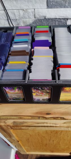 Variety of pokemon cards
