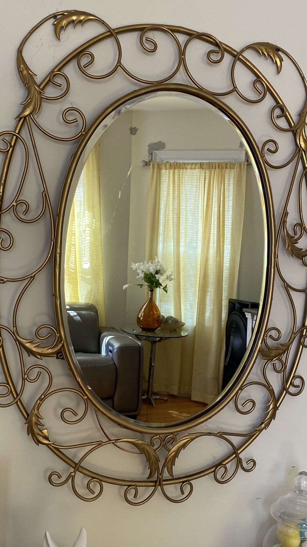 GOLD VINTAGE MIRROR