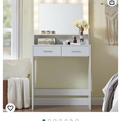 Brand New Vanity Desk With Mirror And Lights