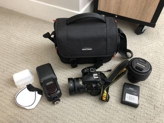 Nikon D3400 + Lenses, Flash, & More