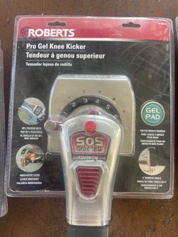 ROBERTS Gel Pro Carpet Knee Kicker with 8 Pin Depth Settings and Adjustable