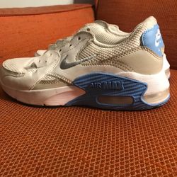 Baby Blue and white Air Maxs