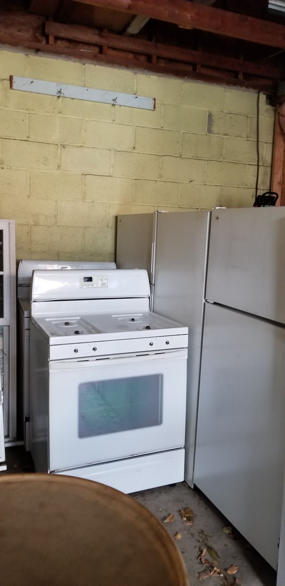 We have hotpoint refrigerator and stoves perfect for rental properties in good condition $200 each