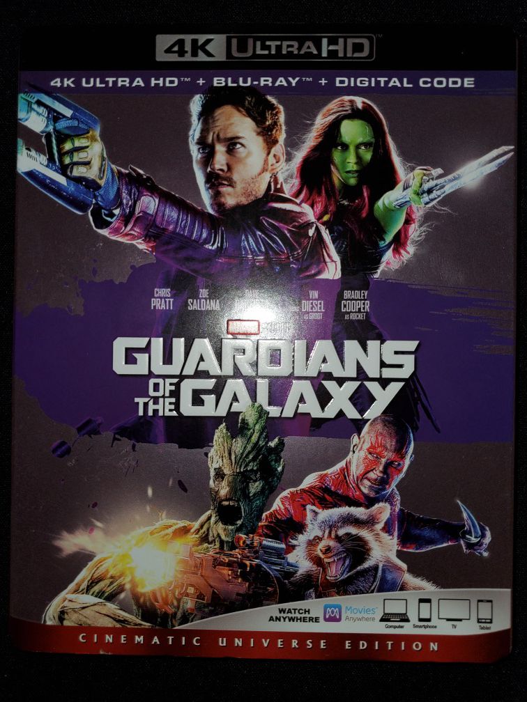 *NEW* Marvel's Guardians of the Galaxy 4K UHD/HDR Bluray