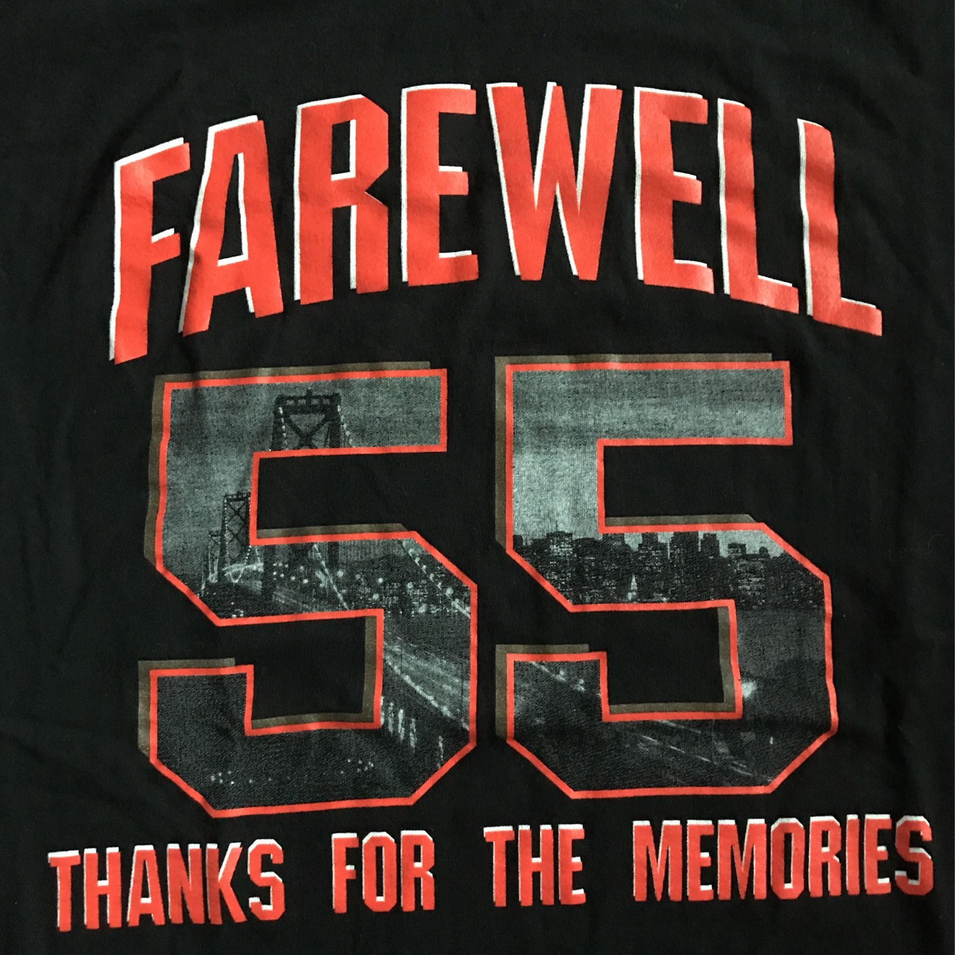 San Francisco Giants Tim Lincecum Farewell Shirt