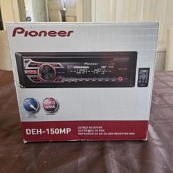 Pioneer Black Wma Mp3 Eq Aux Rds Cd Deh150mp Deck Stereo Receiver