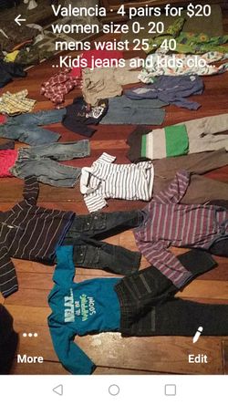 All Kids Clothes $1 Each.other sizes available girls .boys. Adults just ask