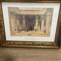 GRAND PORTICO OF THE TEMPLE OF PHILAE NUBIA DAVID ROBERTS 1992 METRO MUSEUM ART