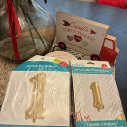 Brand New Gold Number “1” Balloons 🎈