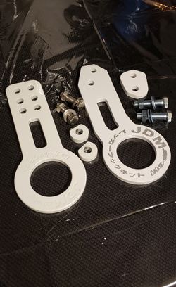 Jdm tow hook white brand new!