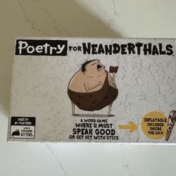 Poetry for Neanderthals Board Game 