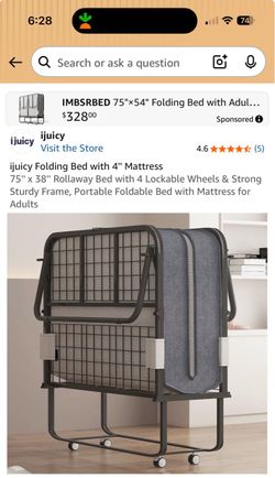 Rollaway bed- twin XL
