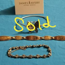 James Avery Retired Silver Bracelet $350 Each