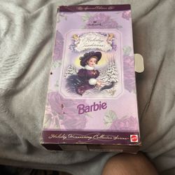 Hallmark 1996 Barbie Doll Mattel Christmas Special Edition & ornaments