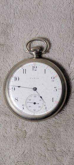 GENTLEMAN'S AMERICAN ELGIN POCKET WATCH, KEYSTONE CASE