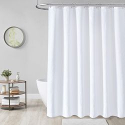 Kartri Shower Curtain, Liner and 12 Rolling Hooks