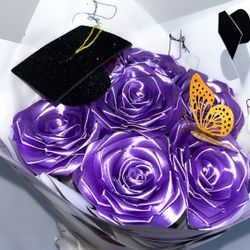 7 Rose Bouquet Light Purple 