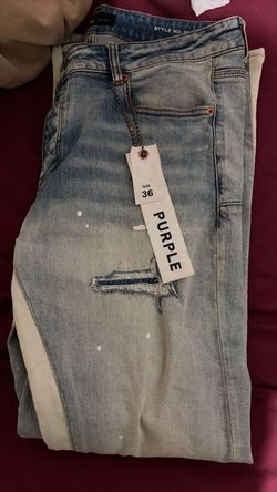 Purple jeans