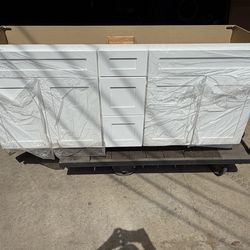 Double Sink Bathroom Vanity Cabinet (Brand New)