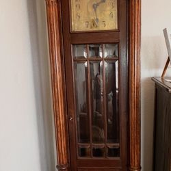 German Longcase Clock, Early 1900s – Original Components, Recently Serviced