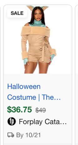 Forplay Halloween Costume Romper