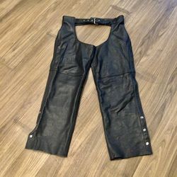 Street’s Steel Genuine Leather Biker’s Pants $30 Used In Great Condition Size L= XL