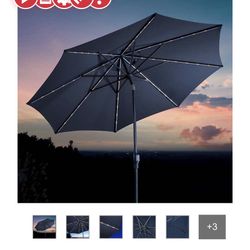 Umbrella 10” Sunvilla Led Market Umbrella