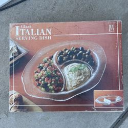 Glass Italian Serving Dish