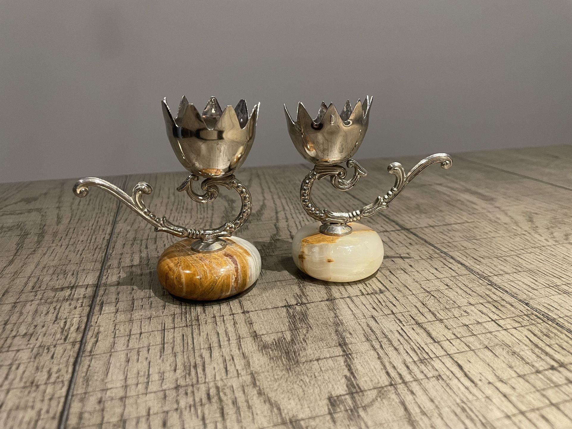 Egg Cups with Onyx Base