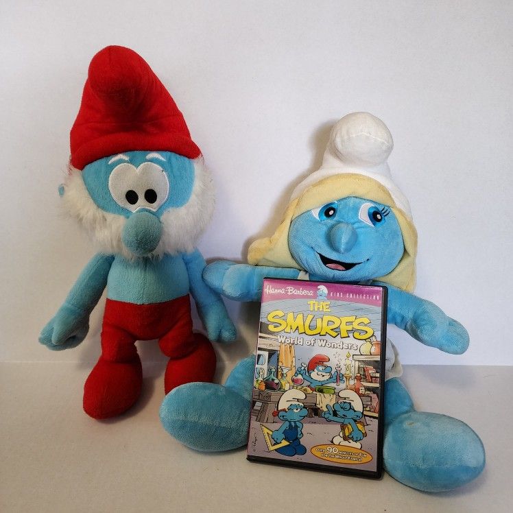 Smurfs Plushie & DVD