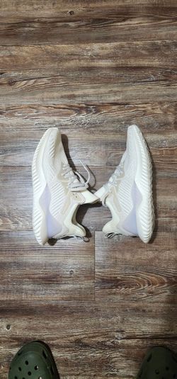 Adidas Alphabounce White Knit Sneakers