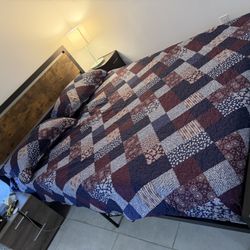 Queen Size Bed Frame – $100 (Pickup Only)