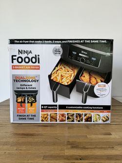 NINJA FOODI 4-in-1, 2-BASKET AIR FRYER! BRAND NEW UNOPENED BOX!