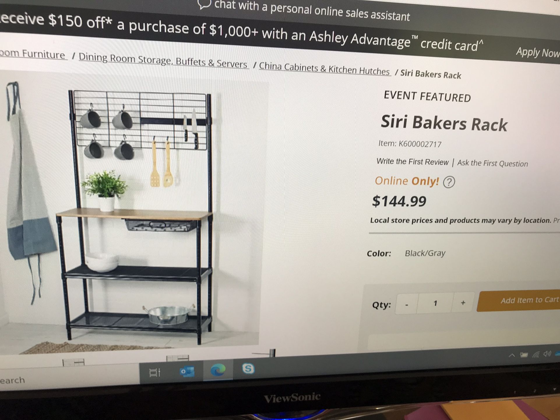 Nice bakers Rack