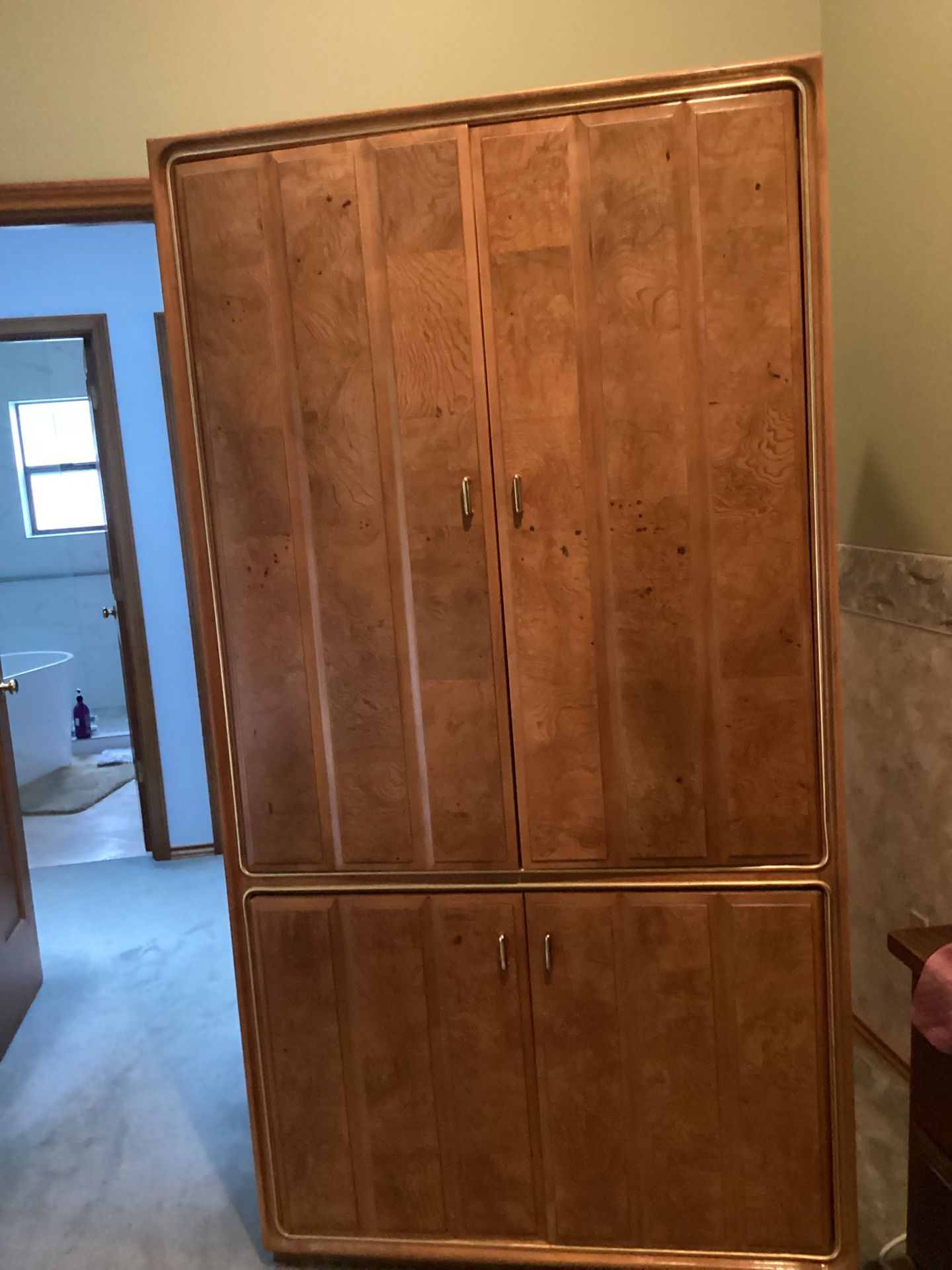 Burlwood TV Entertainment Center