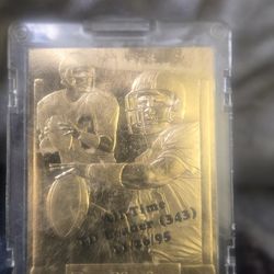 Dan marino gold cardall time to leader