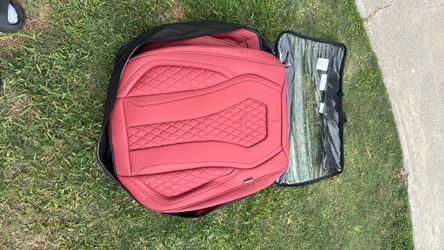 Wine red seat covers