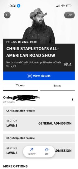 Chris Stapleton tickets