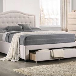 Storage Queen Bed With Nice 10” Orthopedic Supreme Mattress Included 📍 