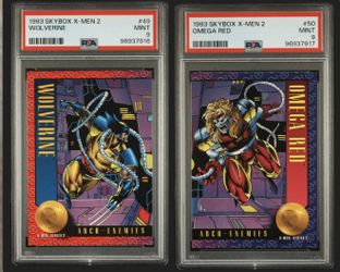 1993 Skybox X-men Series 2 #49 & #50 PSA