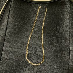 18 GkK gold chain 22 inch